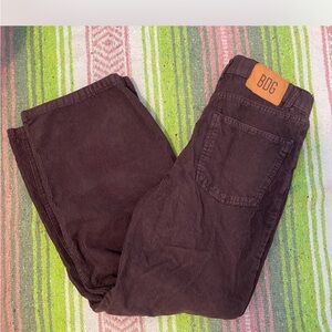 BDG Brown Corduroy Pants Classic Style